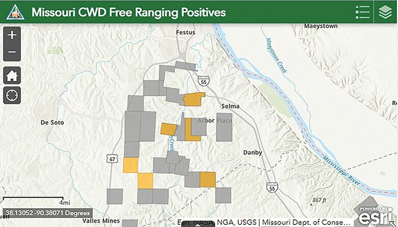 OUTDOORS: CWD statistics show slow continuous expansion